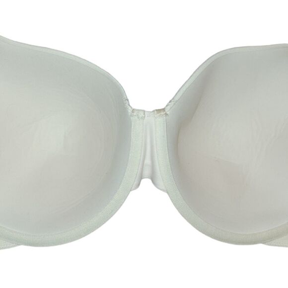 NWOT Vanity Fair Beauty Back Back Smoother Lace Full-Figure Bra PALE Pink 40DD - Picture 8 of 9